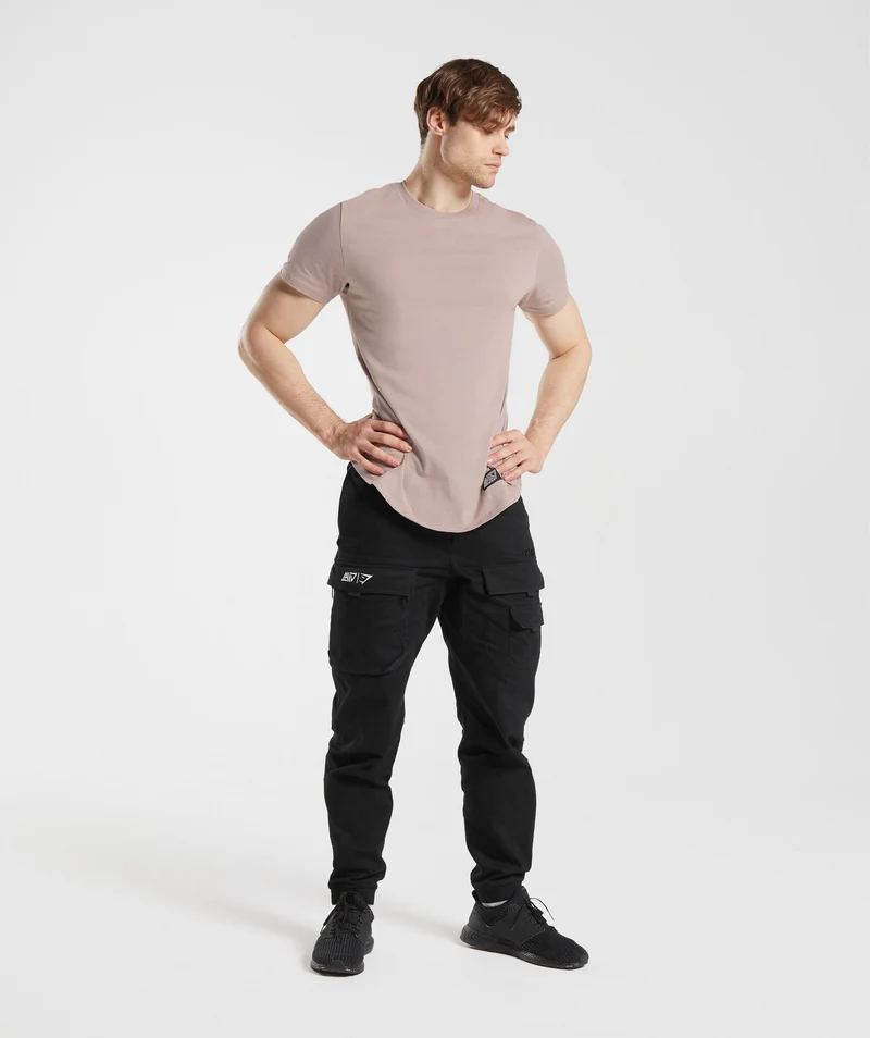 Gymshark x David Laid T-Shirt - Modern Blush Pink