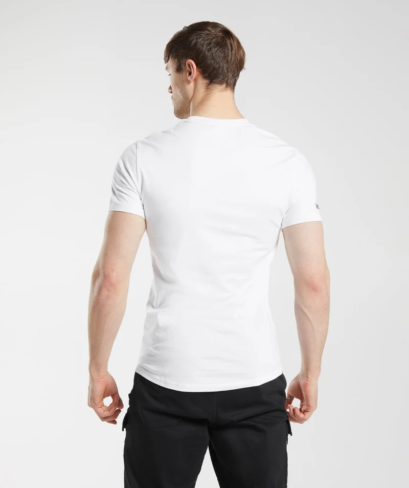 Gymshark x David Laid T-Shirt - White