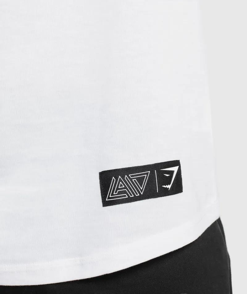 Gymshark x David Laid T-Shirt - White