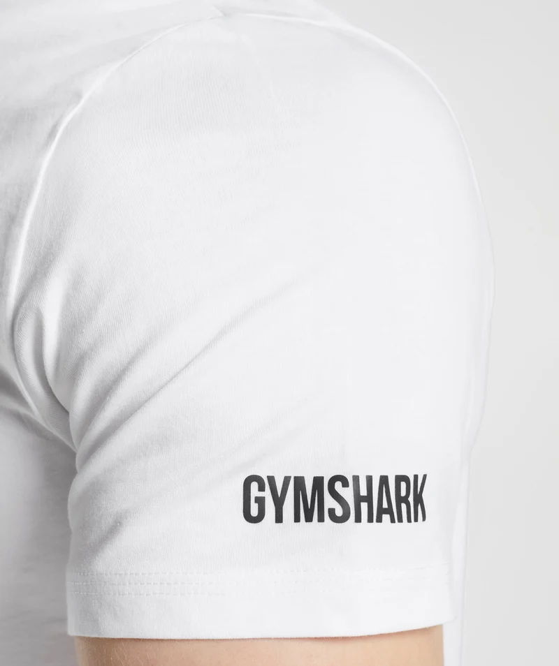Gymshark x David Laid T-Shirt - White