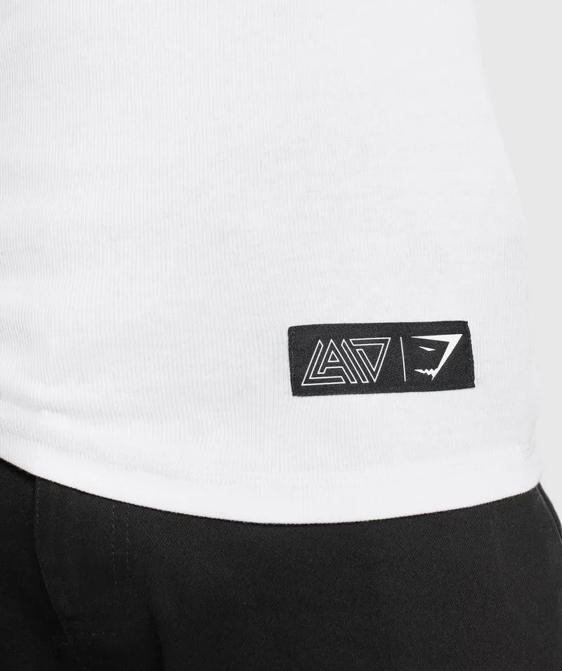 Gymshark x David Laid Tank - White