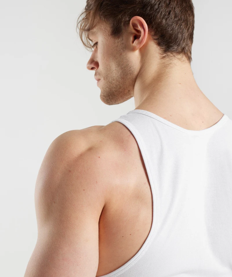 Gymshark x David Laid Tank - White