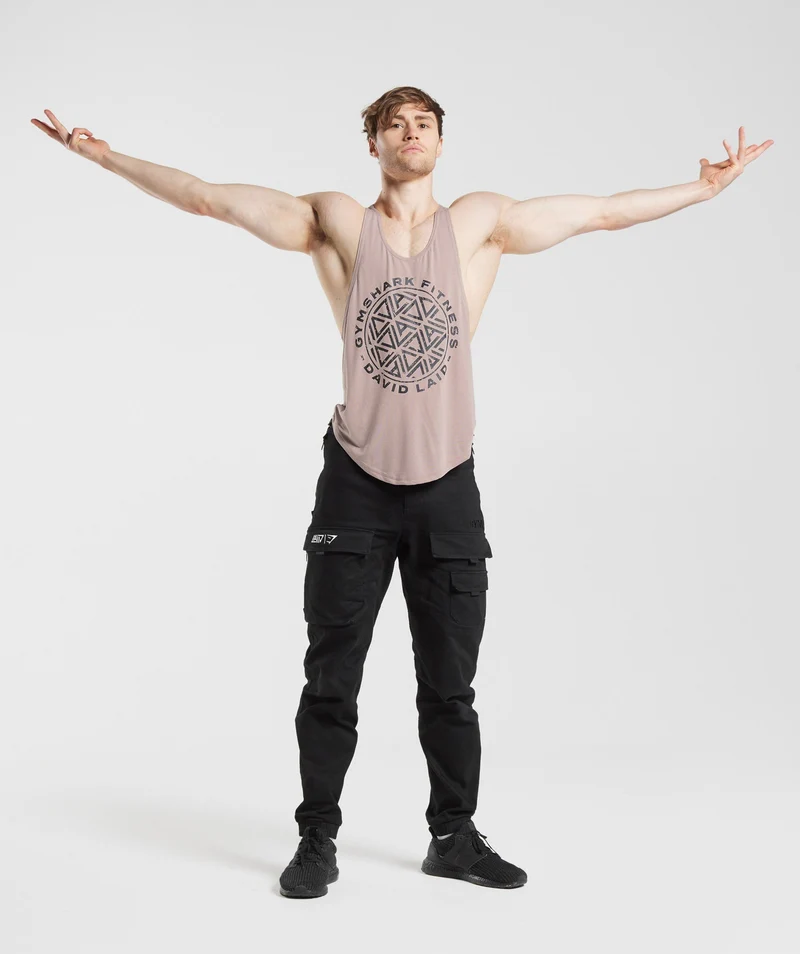 Gymshark x David Laid Stringer - Modern Blush Pink