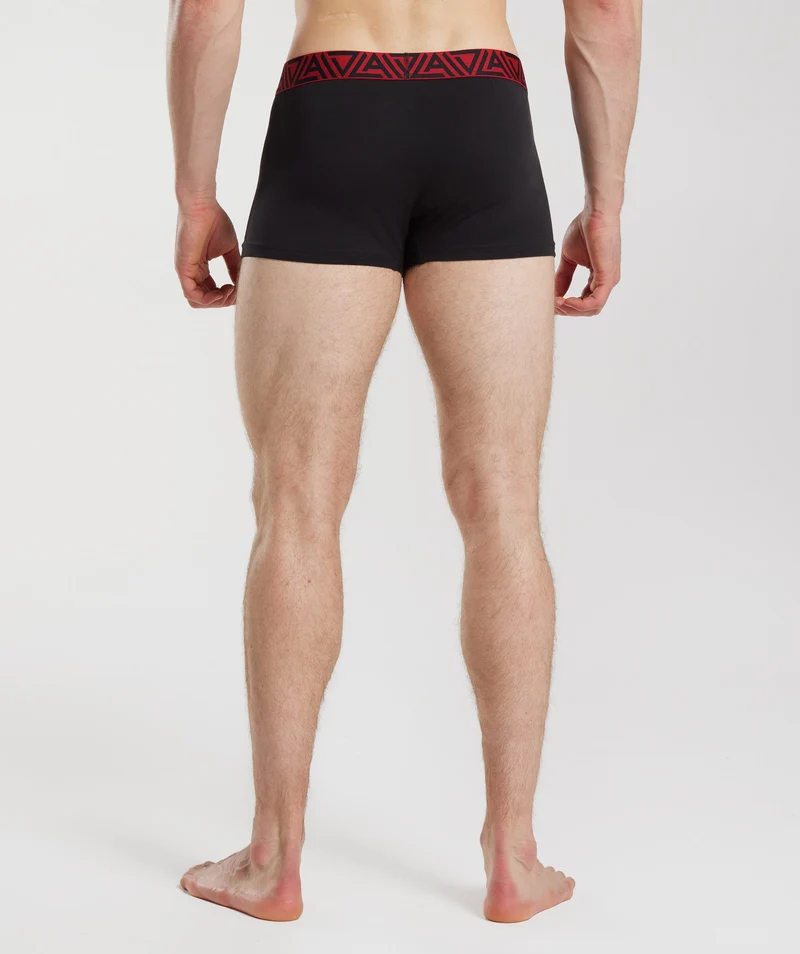 Gymshark x David Laid Boxers 1pk - Black/Black