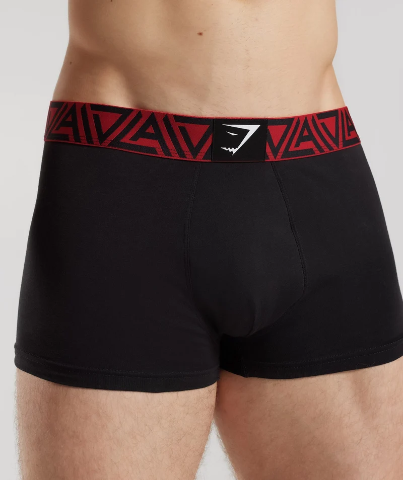 Gymshark x David Laid Boxers 1pk - Black/Black