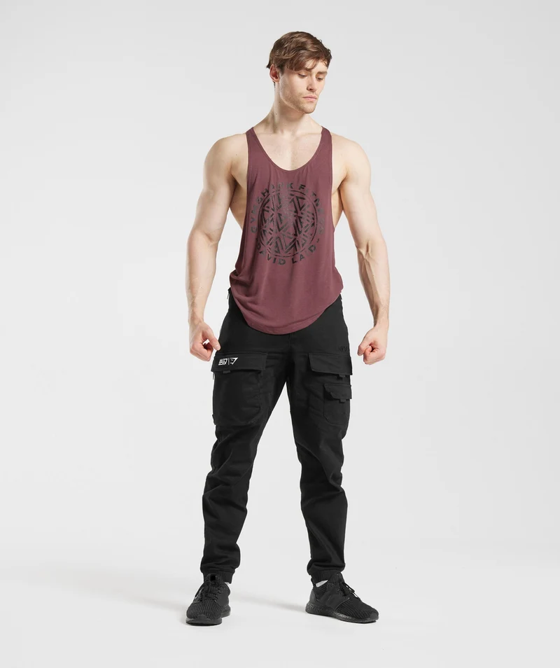 Gymshark x David Laid Stringer - Brown