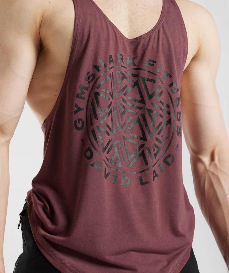 Gymshark x David Laid Stringer - Brown