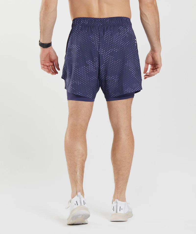 Gymshark Sport 5" 2-in-1 Shorts - Velvet Purple