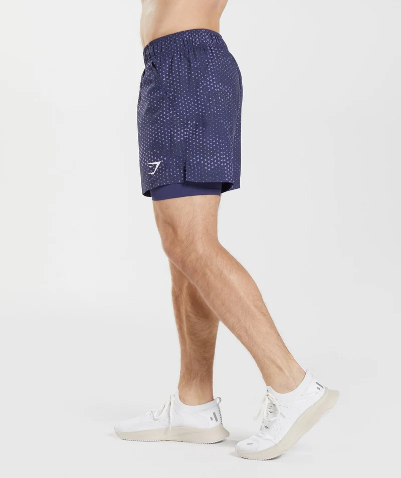 Gymshark Sport 5" 2-in-1 Shorts - Velvet Purple