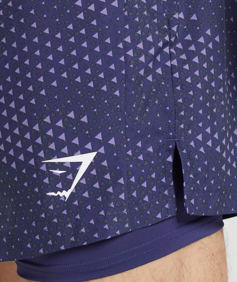Gymshark Sport 5" 2-in-1 Shorts - Velvet Purple