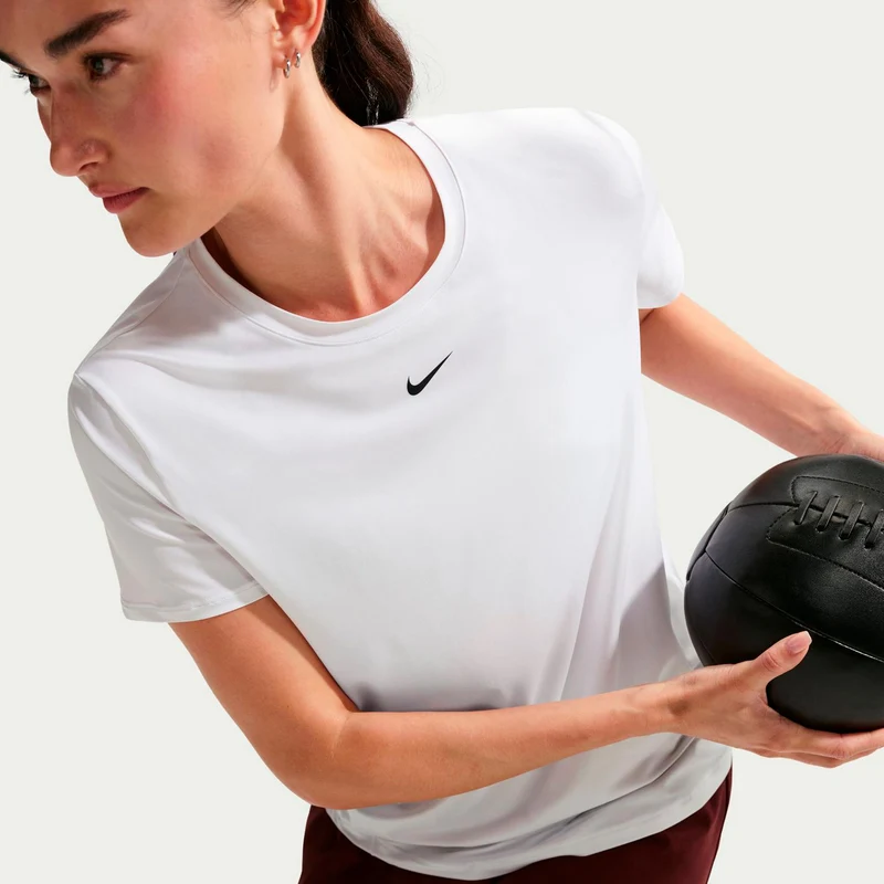 One Dri-Fit T-Shirt Damen - weiß, schwarz