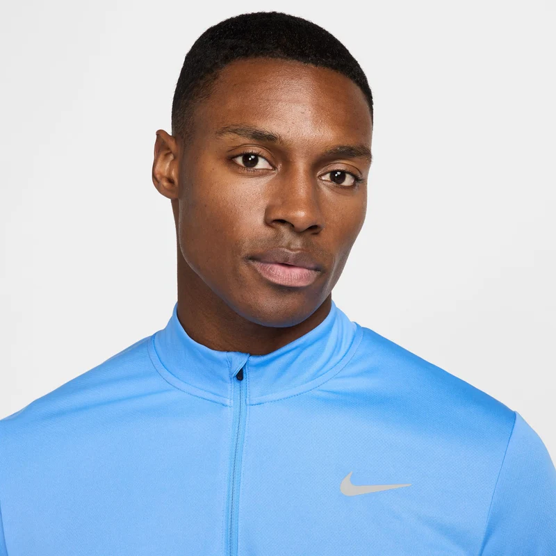 Pacer Half-Zip Laufshirt Herren - hellblau