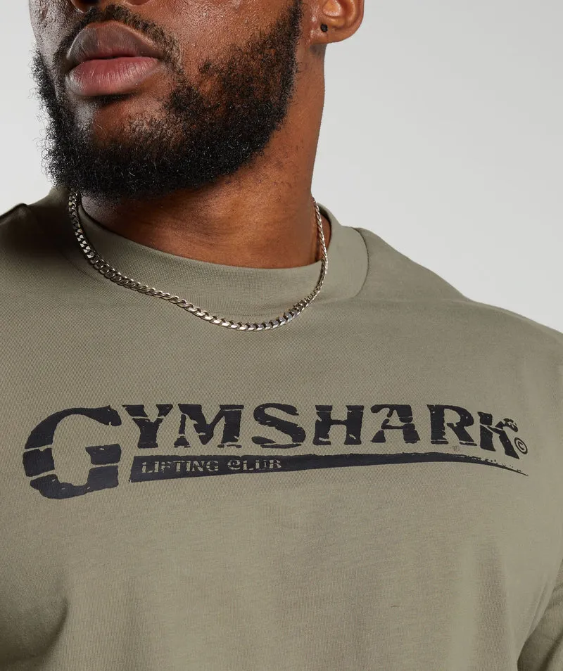 Gymshark Pump Cover T-Shirt - Linen Brown
