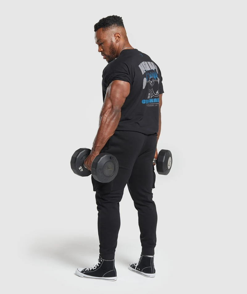 Gymshark Heavy Metal T-Shirt - Black