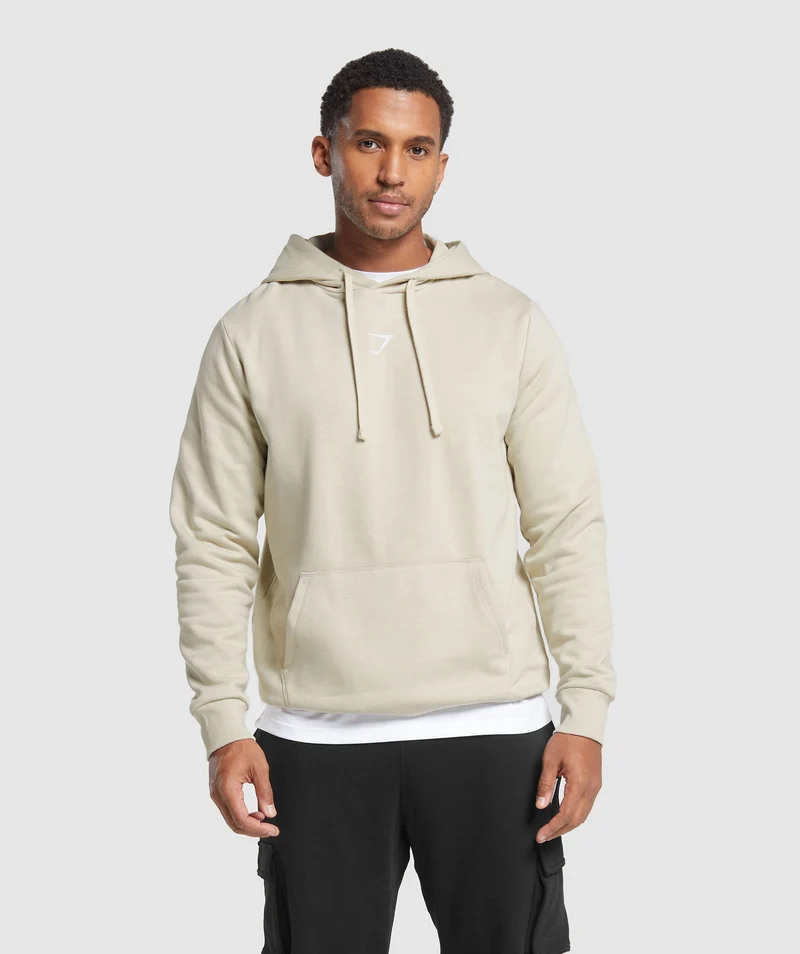 Gymshark Hybrid Wellness Hoodie - Pebble Grey