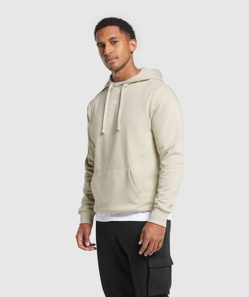 Gymshark Hybrid Wellness Hoodie - Pebble Grey