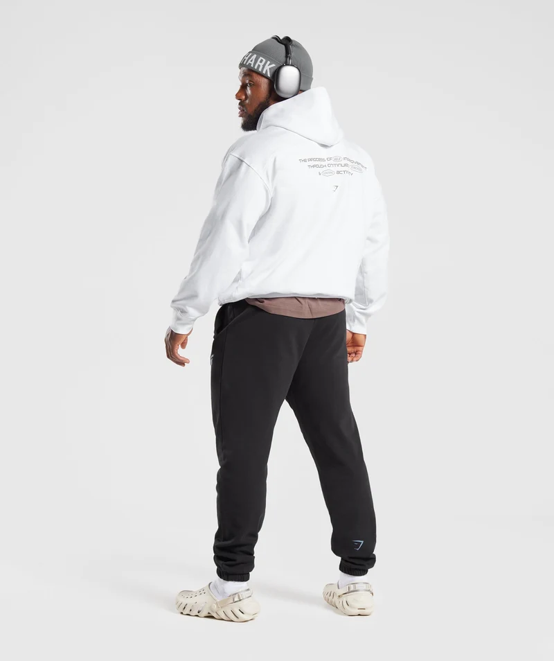 Gymshark Intergalactic Lifting Hoodie - White