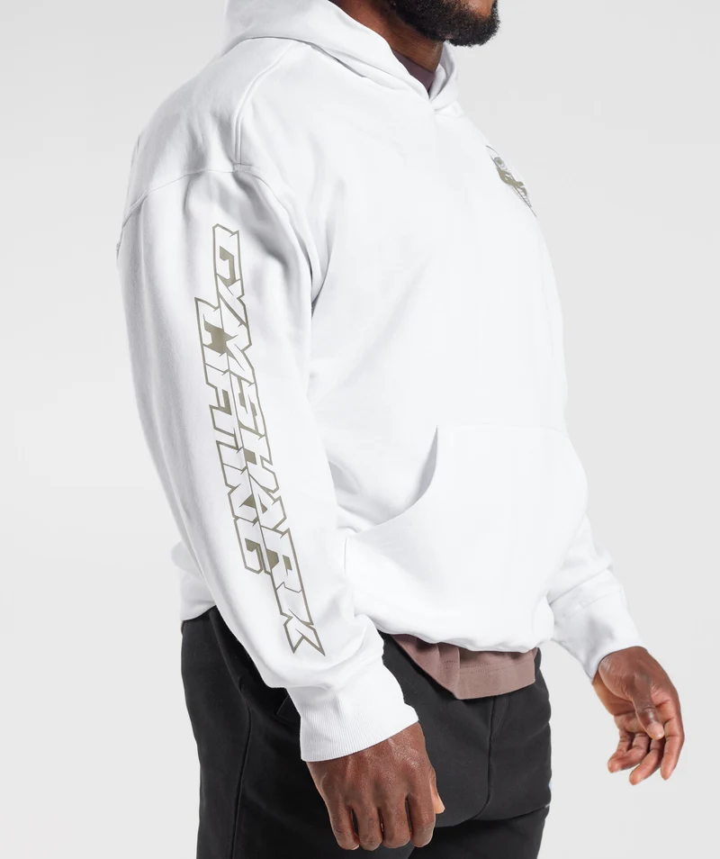 Gymshark Intergalactic Lifting Hoodie - White