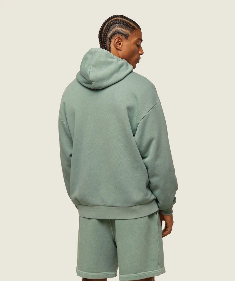 Gymshark Lifestyle Relaxed Zip Hoodie - Dollar Green