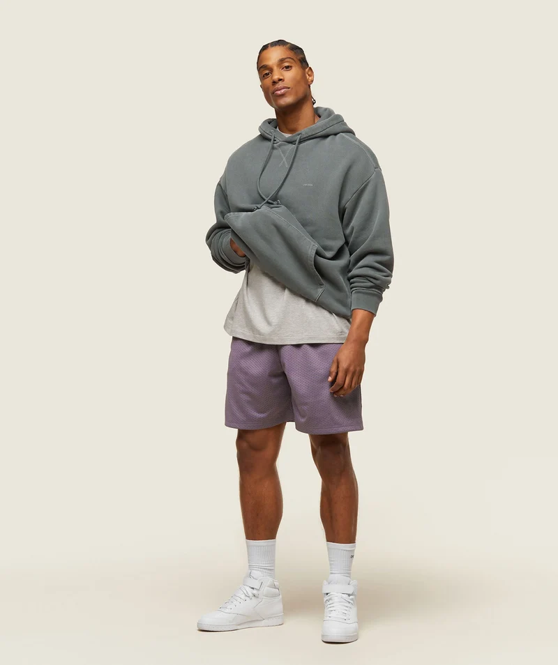 Gymshark Lifestyle Basketball Shorts - Fog Purple