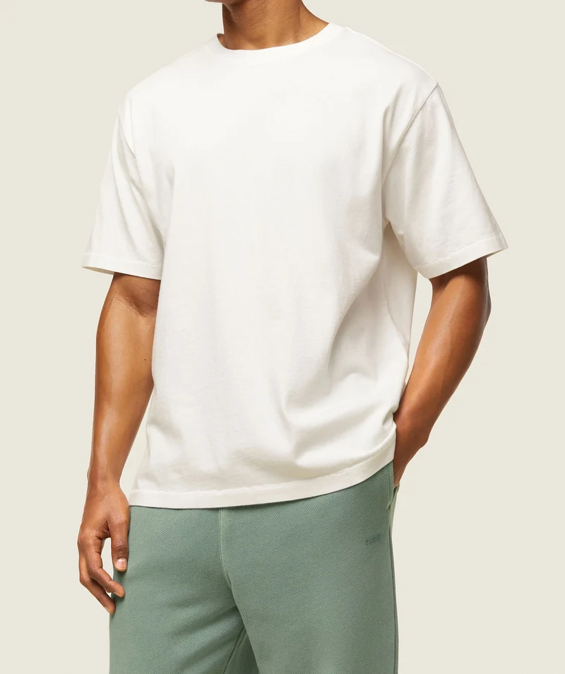 Gymshark Lifestyle Relaxed T-Shirt - Soft White