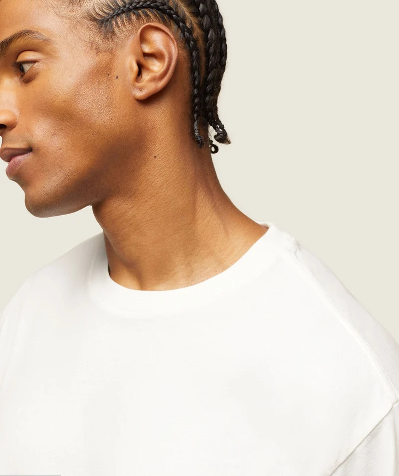 Gymshark Lifestyle Relaxed T-Shirt - Soft White