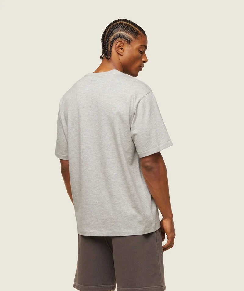 Gymshark Lifestyle Relaxed T-Shirt - Light Grey Core Marl
