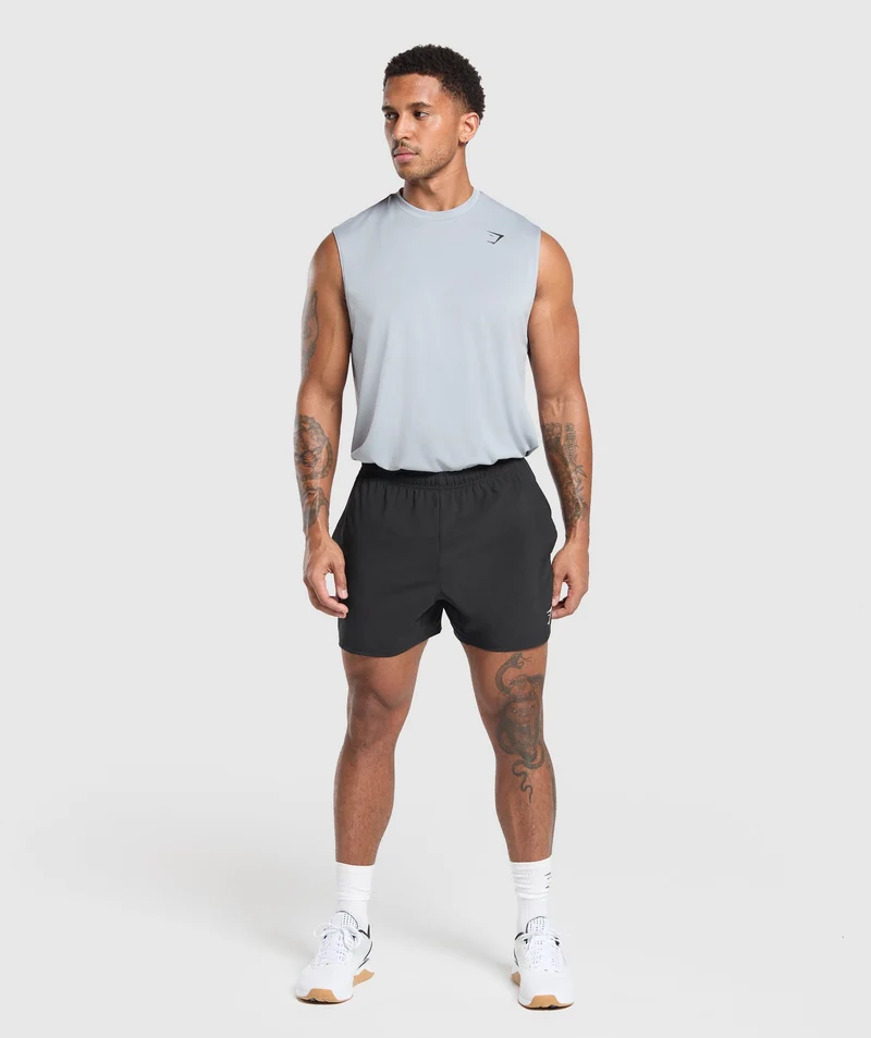 Gymshark Oversized Performance Tank - Metal Purple