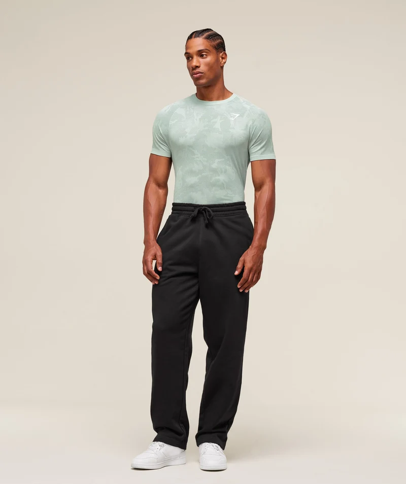 Gymshark Geo Seamless T-Shirt - Morning Blue/Celeste Blue