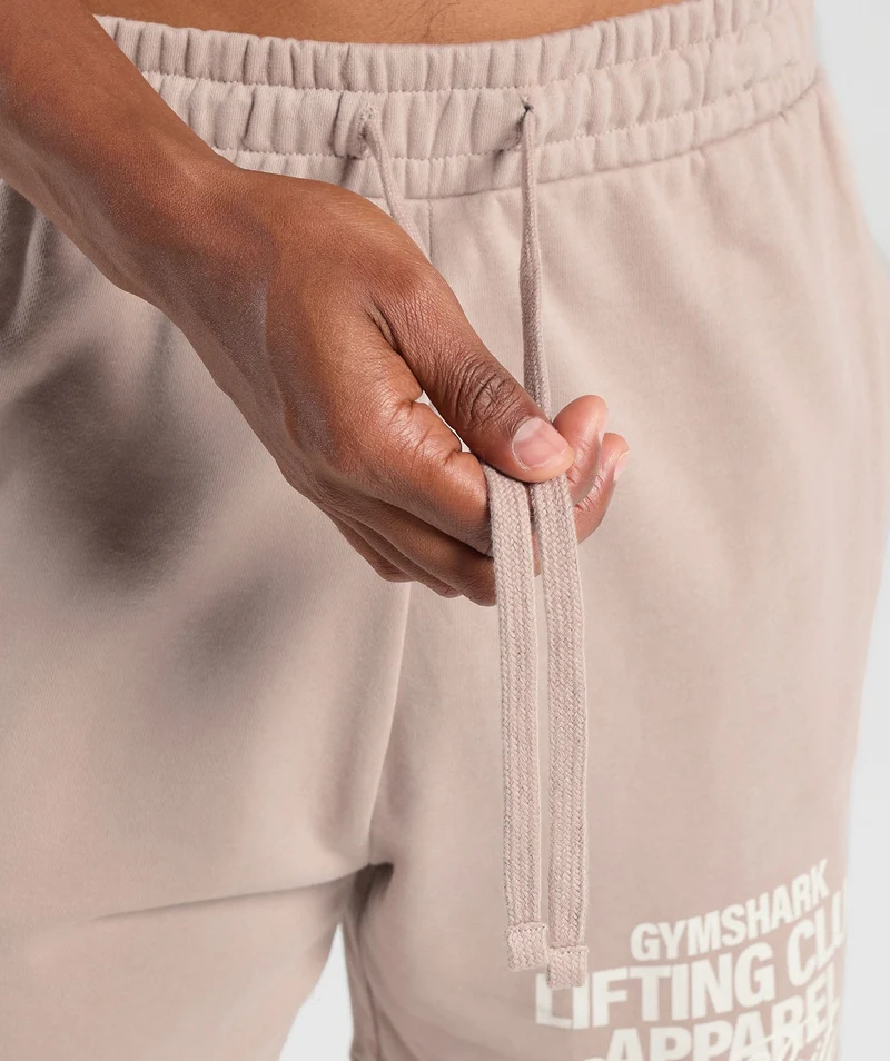 Gymshark Lifting Club Apparel Graphic Short - Stone Pink