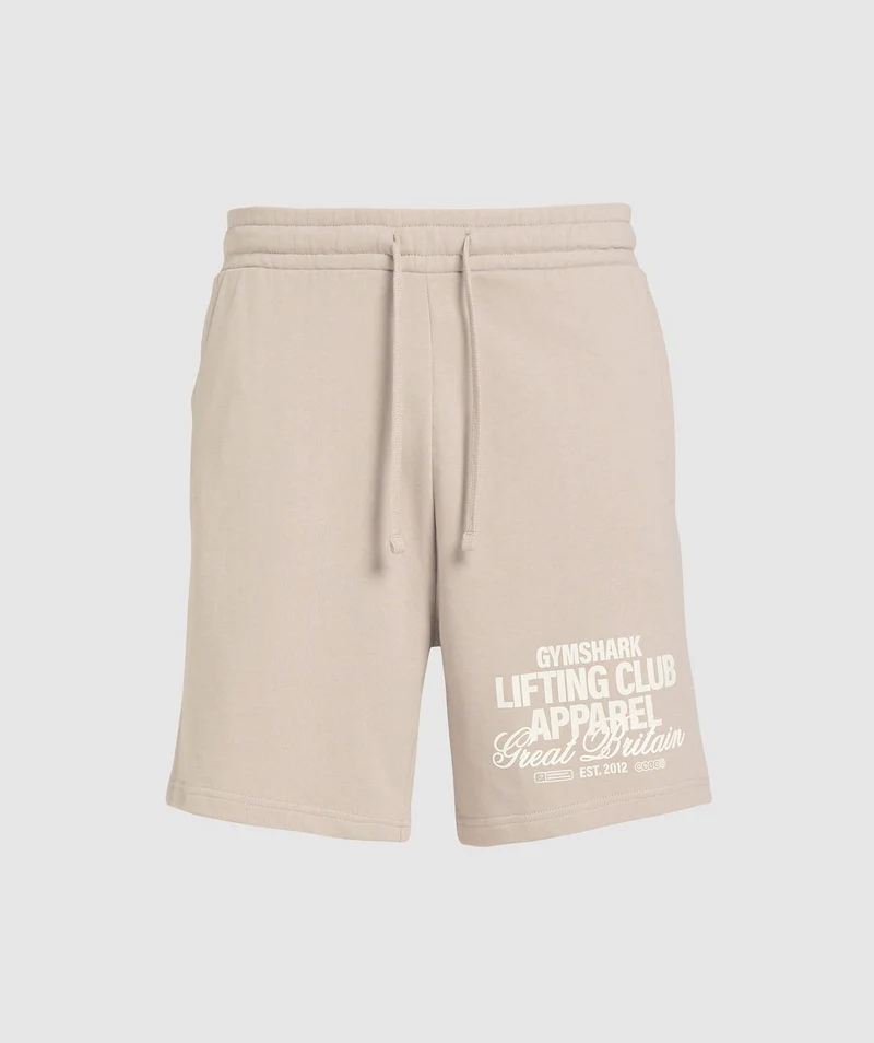 Gymshark Lifting Club Apparel Graphic Short - Stone Pink