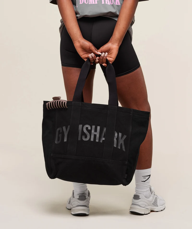 Gymshark Power Tote - Black/Asphalt Grey