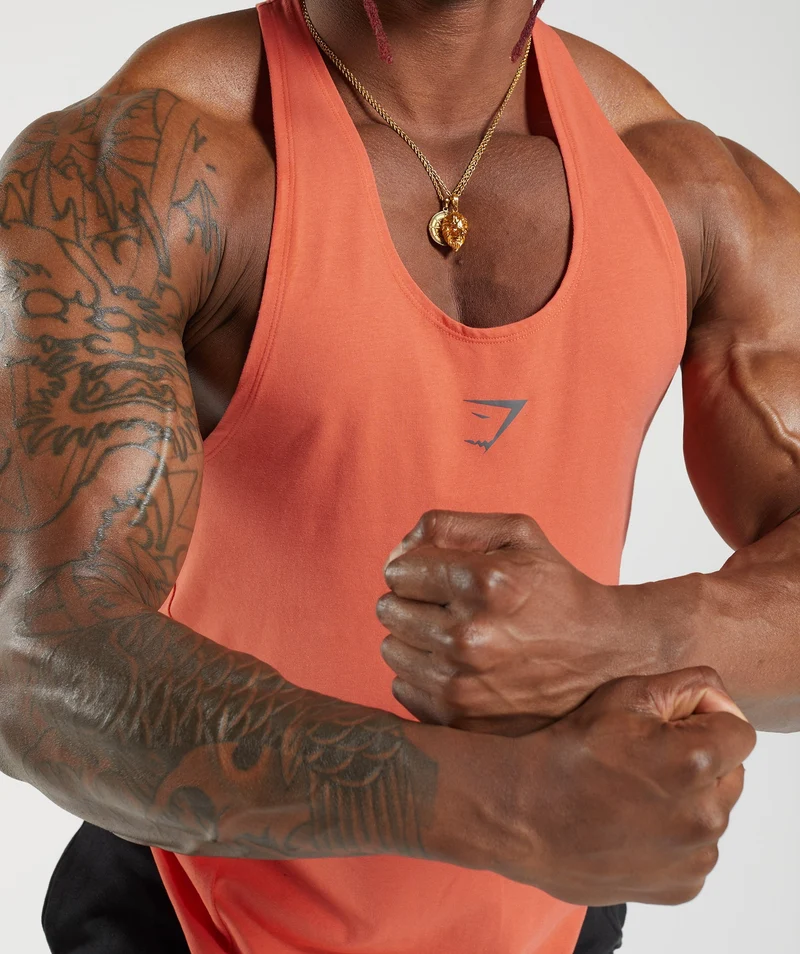 Gymshark Bold Stringer - Orange