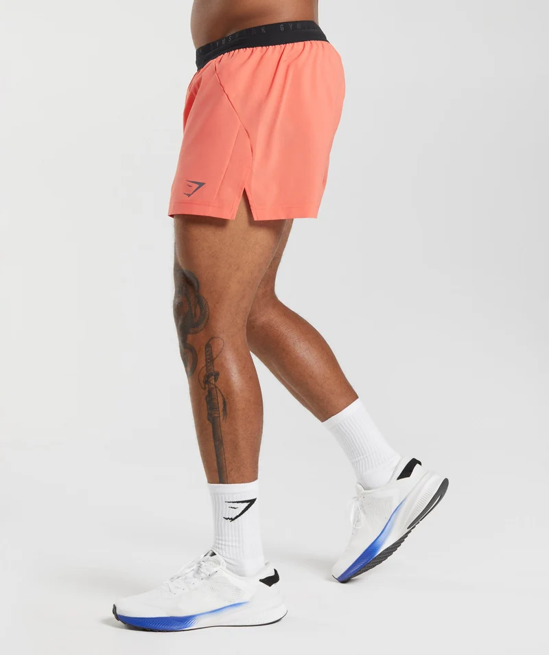Gymshark Sport Run 3" Shorts - Orange