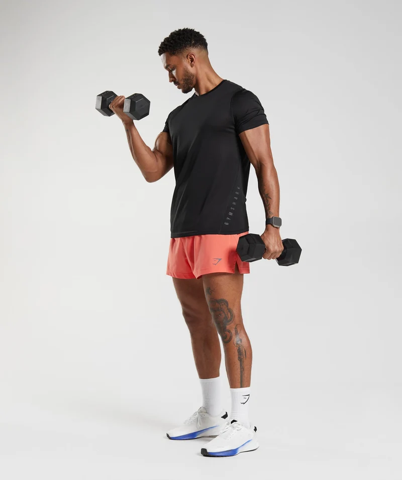 Gymshark Sport Run 3" Shorts - Orange