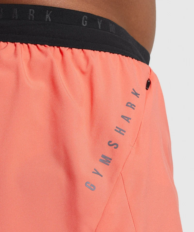 Gymshark Sport Run 3" Shorts - Orange