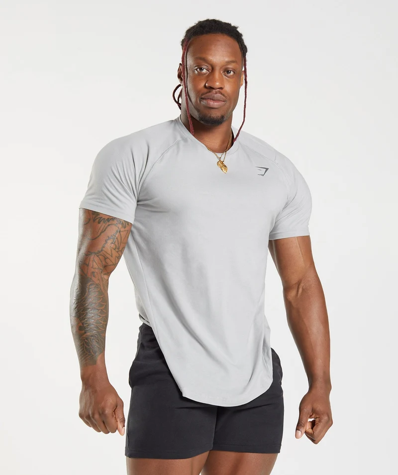 Gymshark Bold T-Shirt - Light Grey