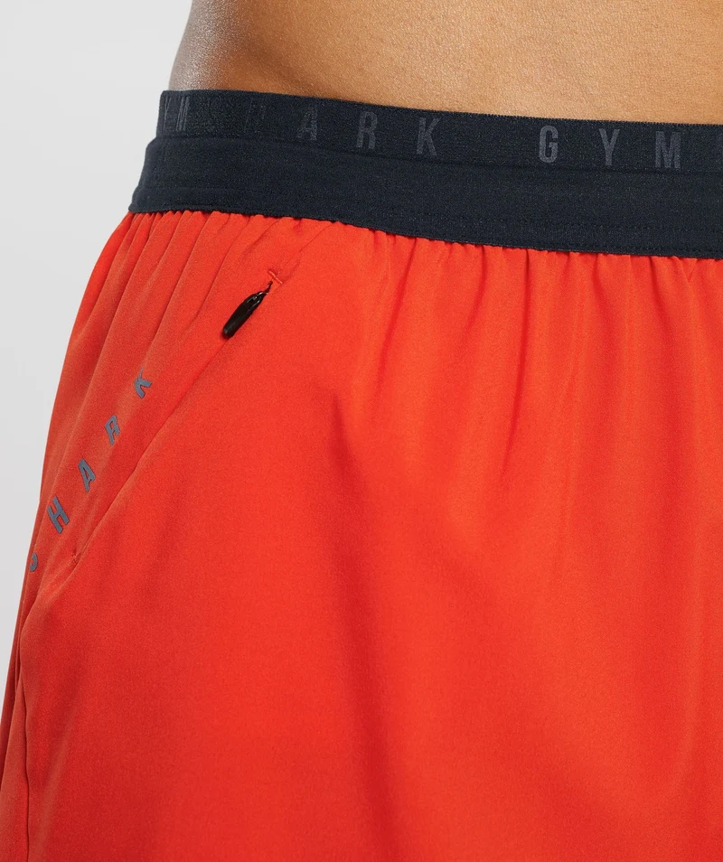 Gymshark Sport Run 3" Shorts - Electric Orange