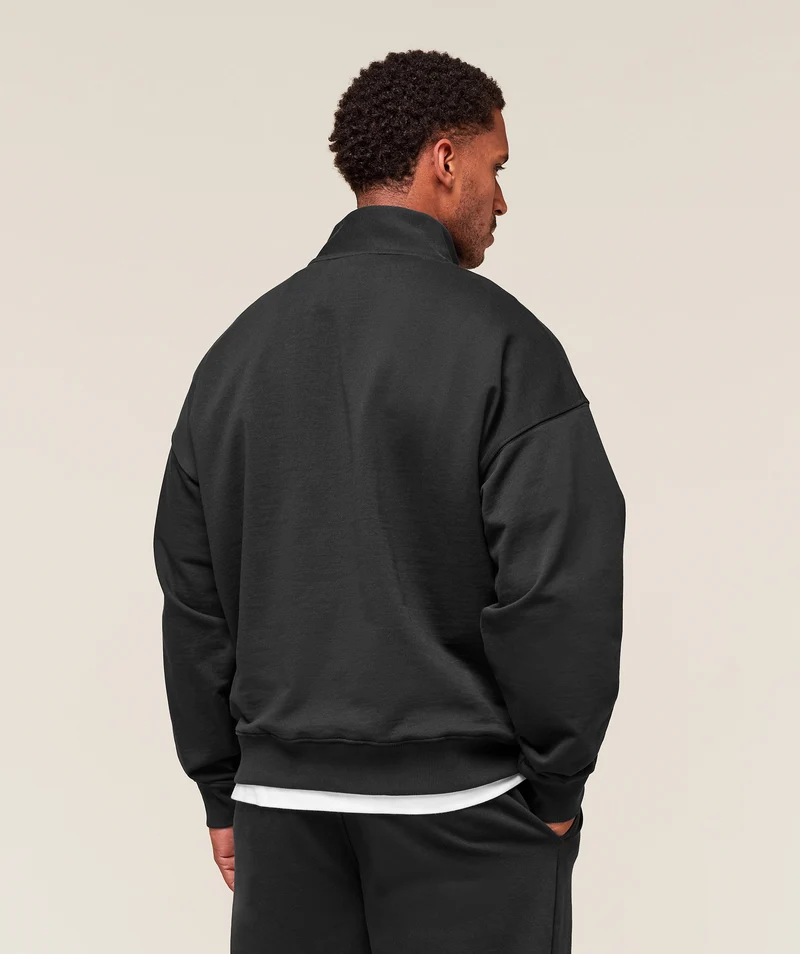 Gymshark Rest Day Sweats 1/4 Zip - Black