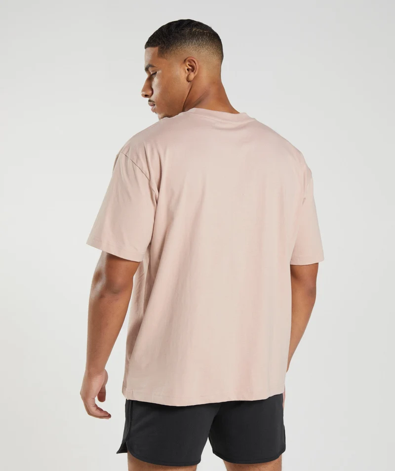 Gymshark Rest Day Sweats T-Shirt - Dusty Taupe