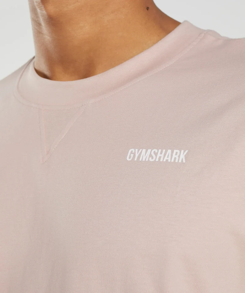 Gymshark Rest Day Sweats T-Shirt - Dusty Taupe