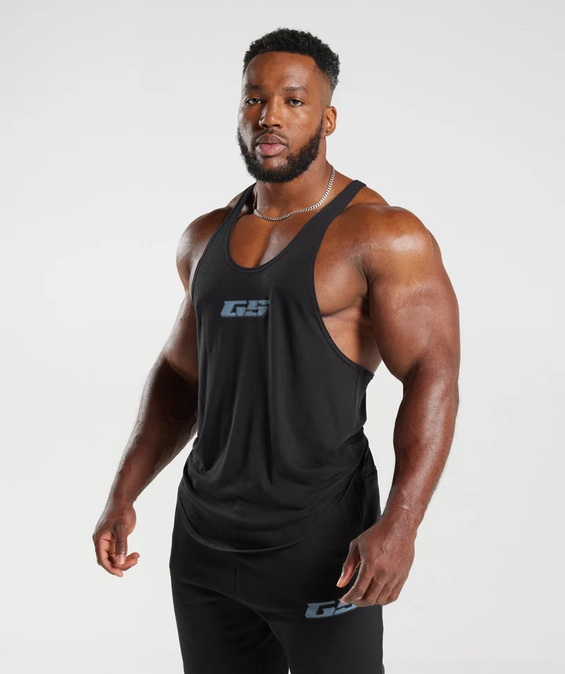 Gymshark Intergalactic Lifting Stringer - Black