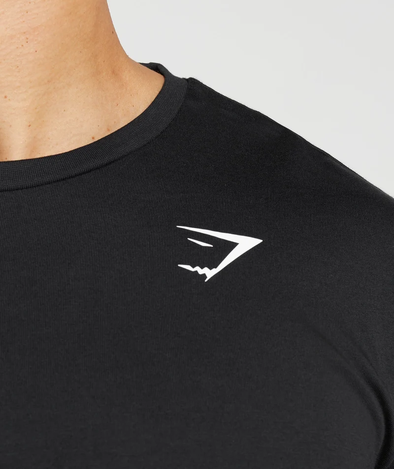 Gymshark GS Lifting Club Long Sleeve T-Shirt - Black