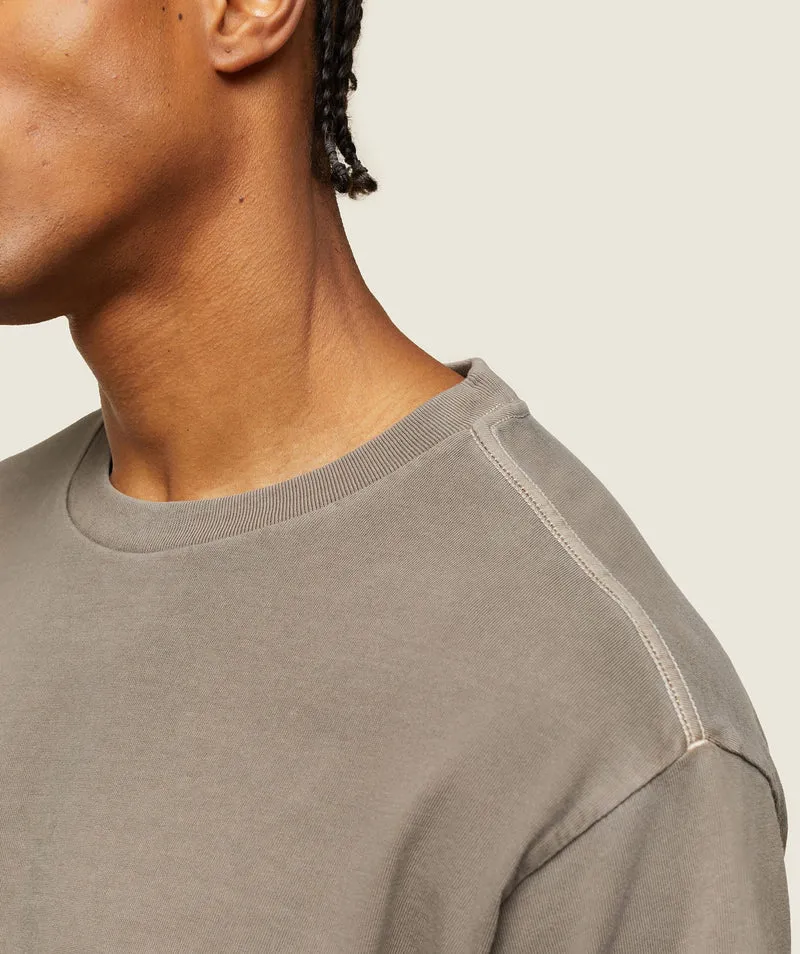 Gymshark Lifestyle Relaxed T-Shirt - Linen Brown