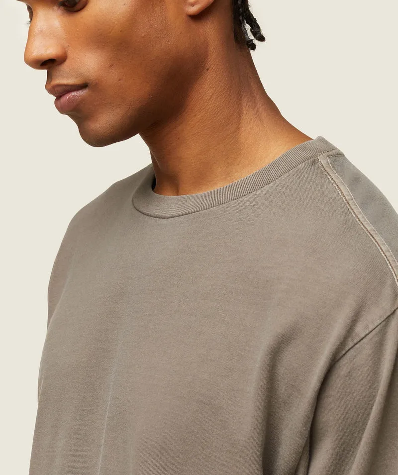 Gymshark Lifestyle Relaxed T-Shirt - Linen Brown
