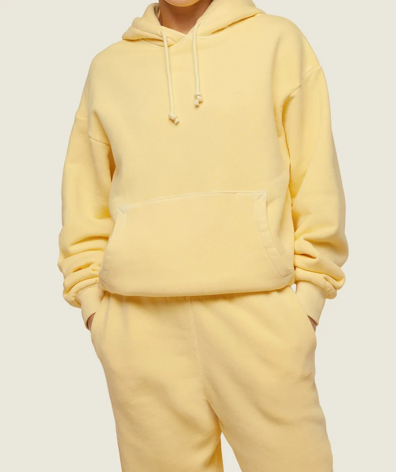 Gymshark Comfort Oversized Hoodie - Sunray Yellow/Pigment Garment Dye + Wash