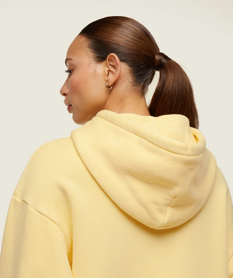 Gymshark Comfort Oversized Hoodie - Sunray Yellow/Pigment Garment Dye + Wash