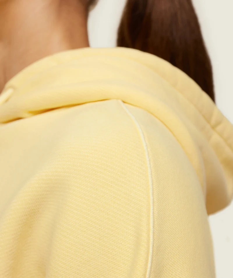 Gymshark Comfort Oversized Hoodie - Sunray Yellow/Pigment Garment Dye + Wash