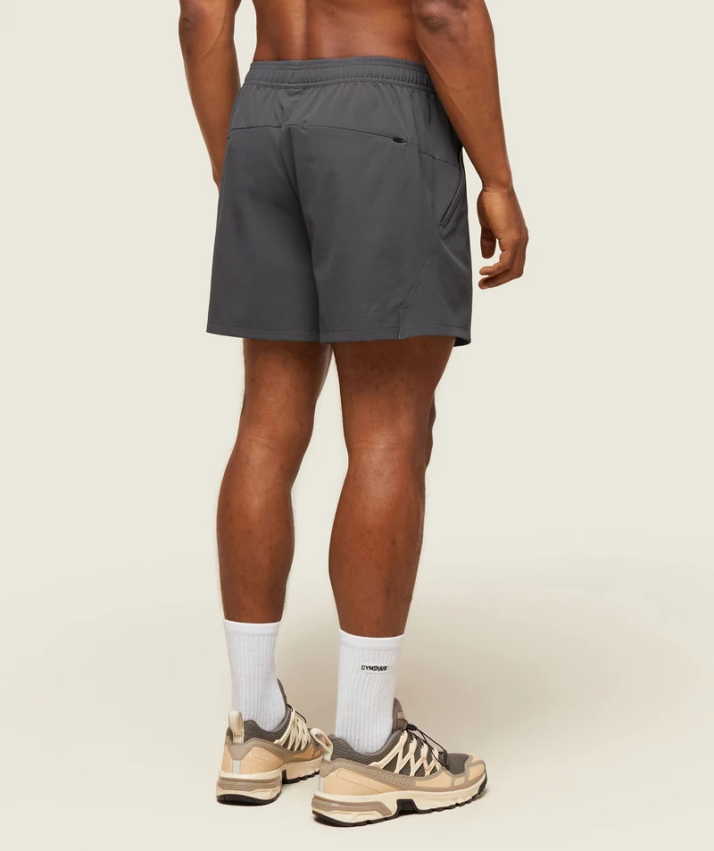 Gymshark Abstract Lightweight Running Shorts - Onyx Grey