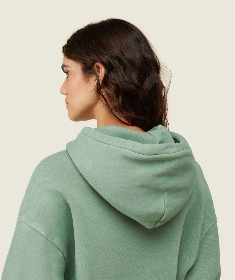Gymshark Comfort Oversized Hoodie - Dollar Green/Pigment Garment Dye + Wash